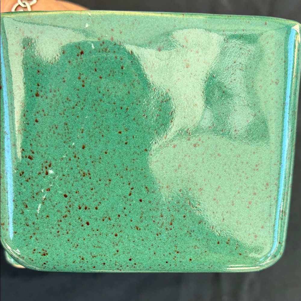 Pfaltzgraff USA F-162 Vintage Green Planter | Mid-Century Pottery - Picture 7 of 9